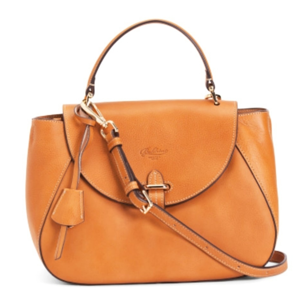 Boldrini Selleria tan leather bag NWOT